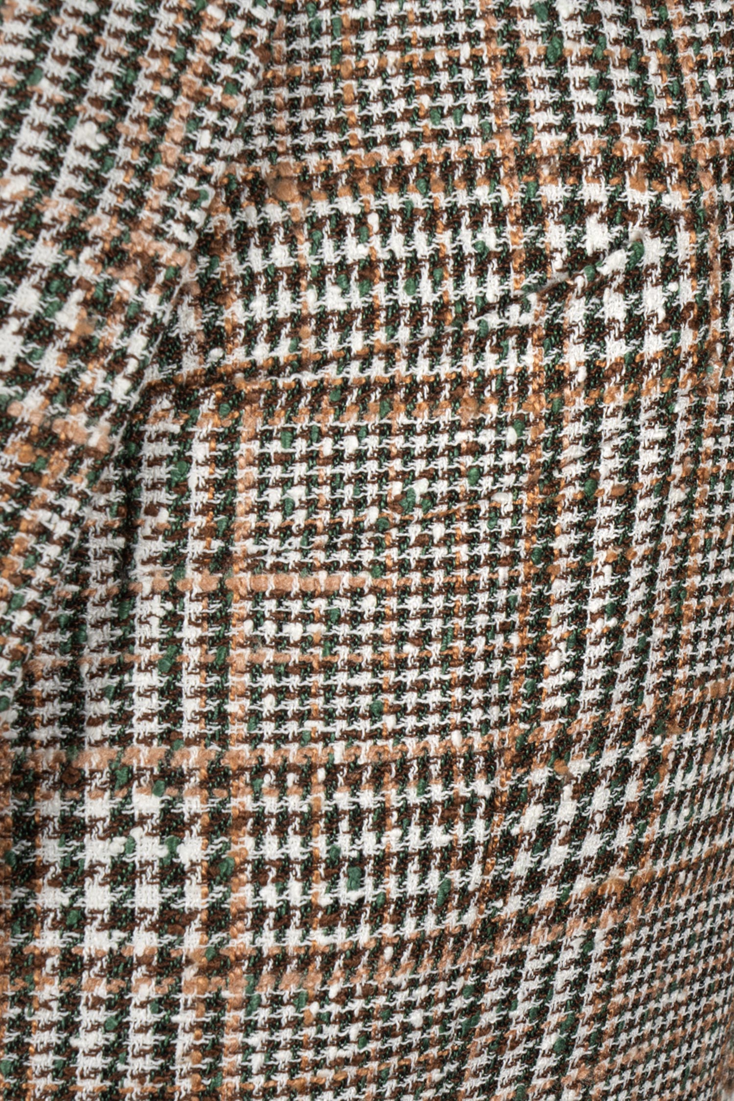 ETRO | Checked Jacket | Orange & Green
