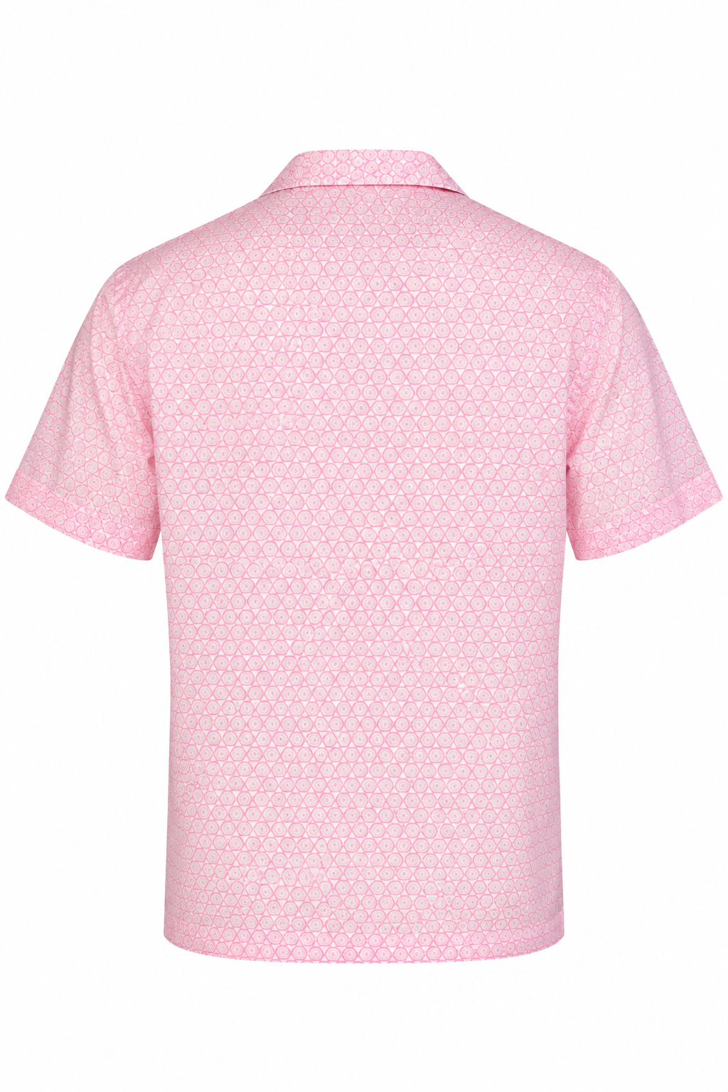 FEDELI | Patterned Bowling Shirt | Pink