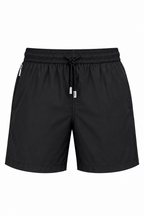 FEDELI | Madeira Plain Swim Shorts | Black