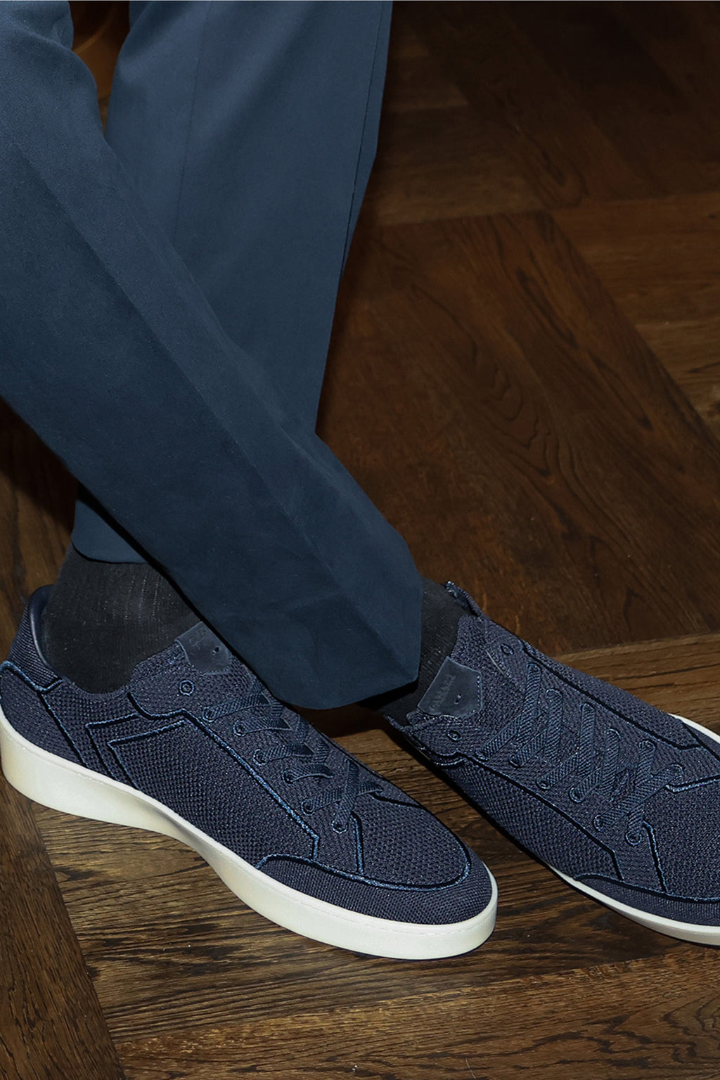 CANALI | Knitted Sneaker | Navy