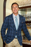 BRUNELLO CUCINELLI | Tartan Jacket | Dark Blue