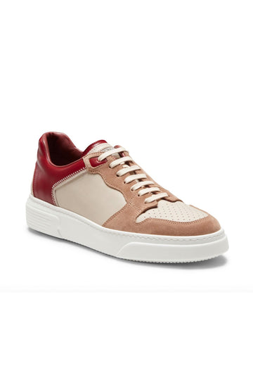 FRATELLI ROSSETTI Brown & Red Textile Sand Shoe