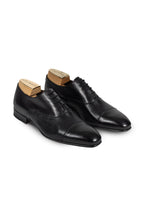 FRATELLI ROSSETTI | Smooth & Perforated Leather Lace Up | Black