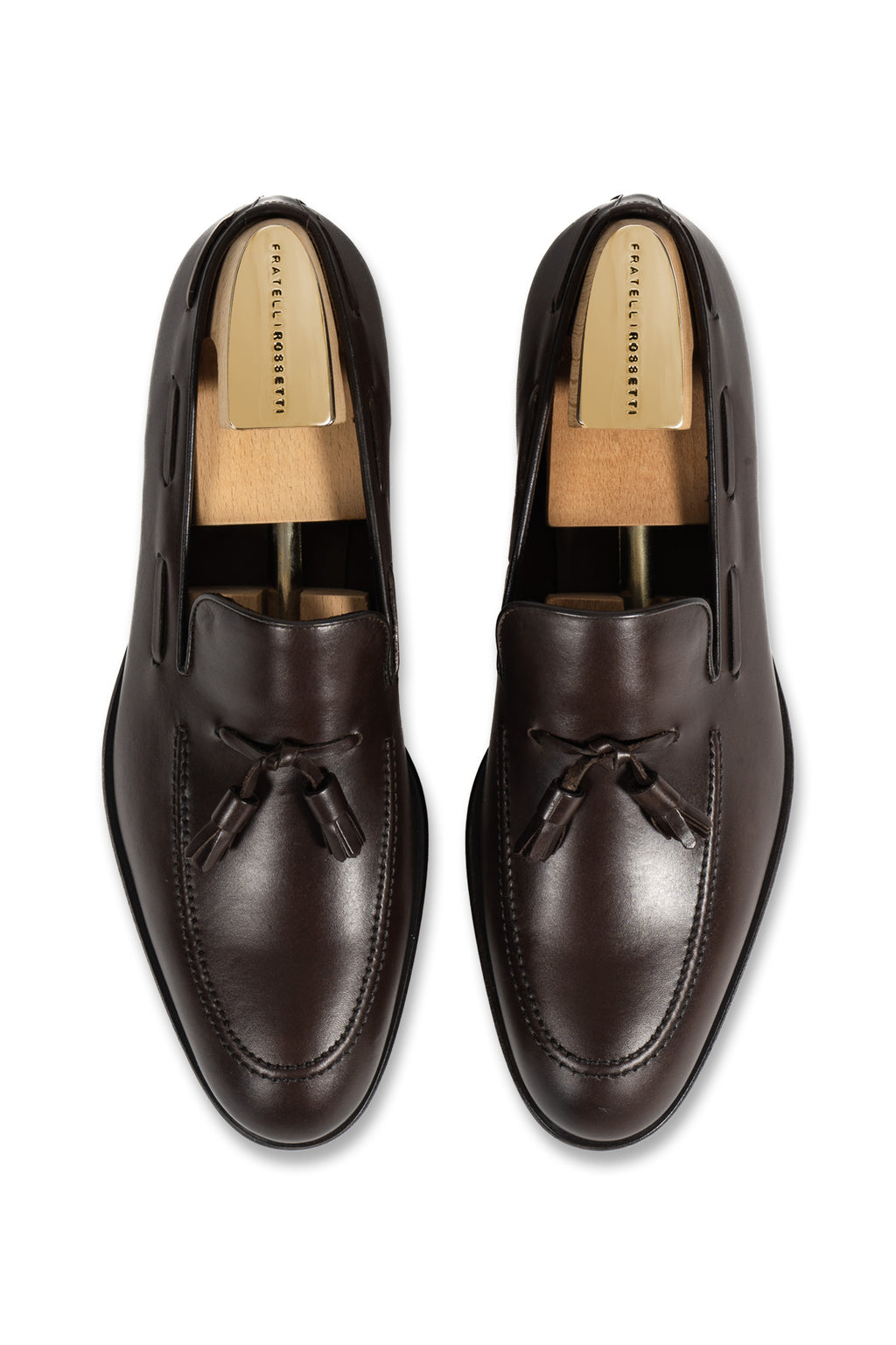 FRATELLI ROSSETTI | Leather Loafer With Tassel | Dark Brown