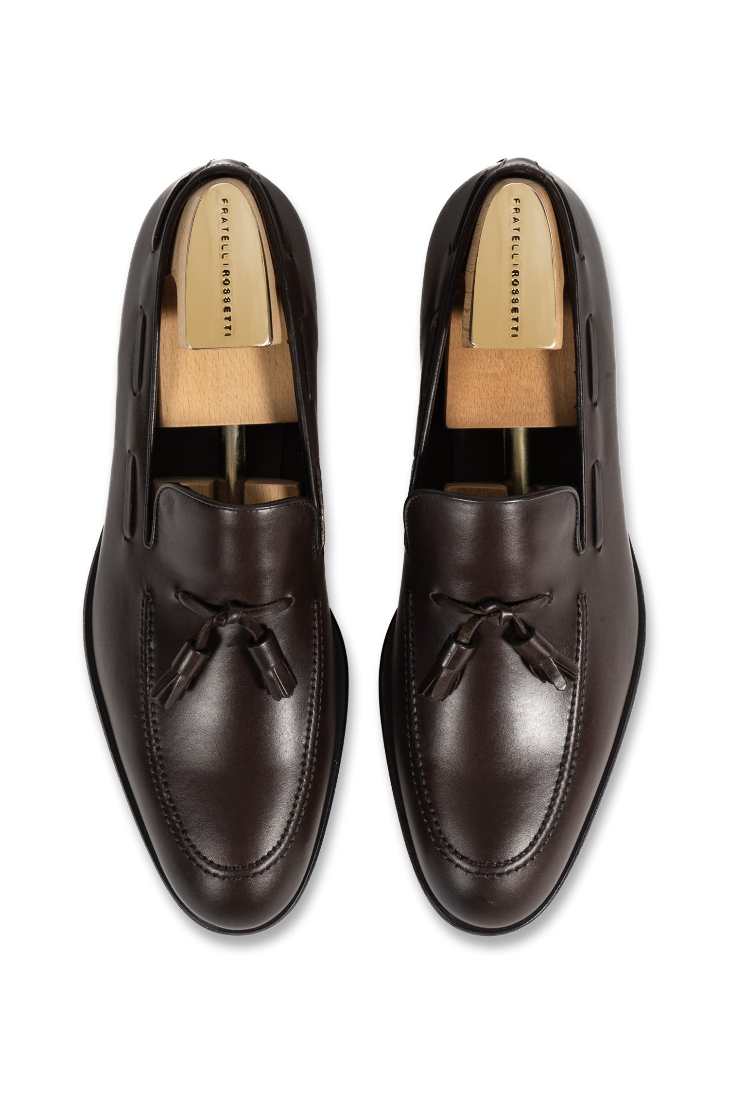 FRATELLI ROSSETTI | Leather Loafer With Tassel | Dark Brown