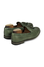 FRATELLI ROSSETTI | Tumbled Leather Loafer With Tassel | Green