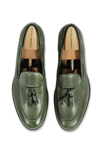 FRATELLI ROSSETTI | Tumbled Leather Loafer With Tassel | Green