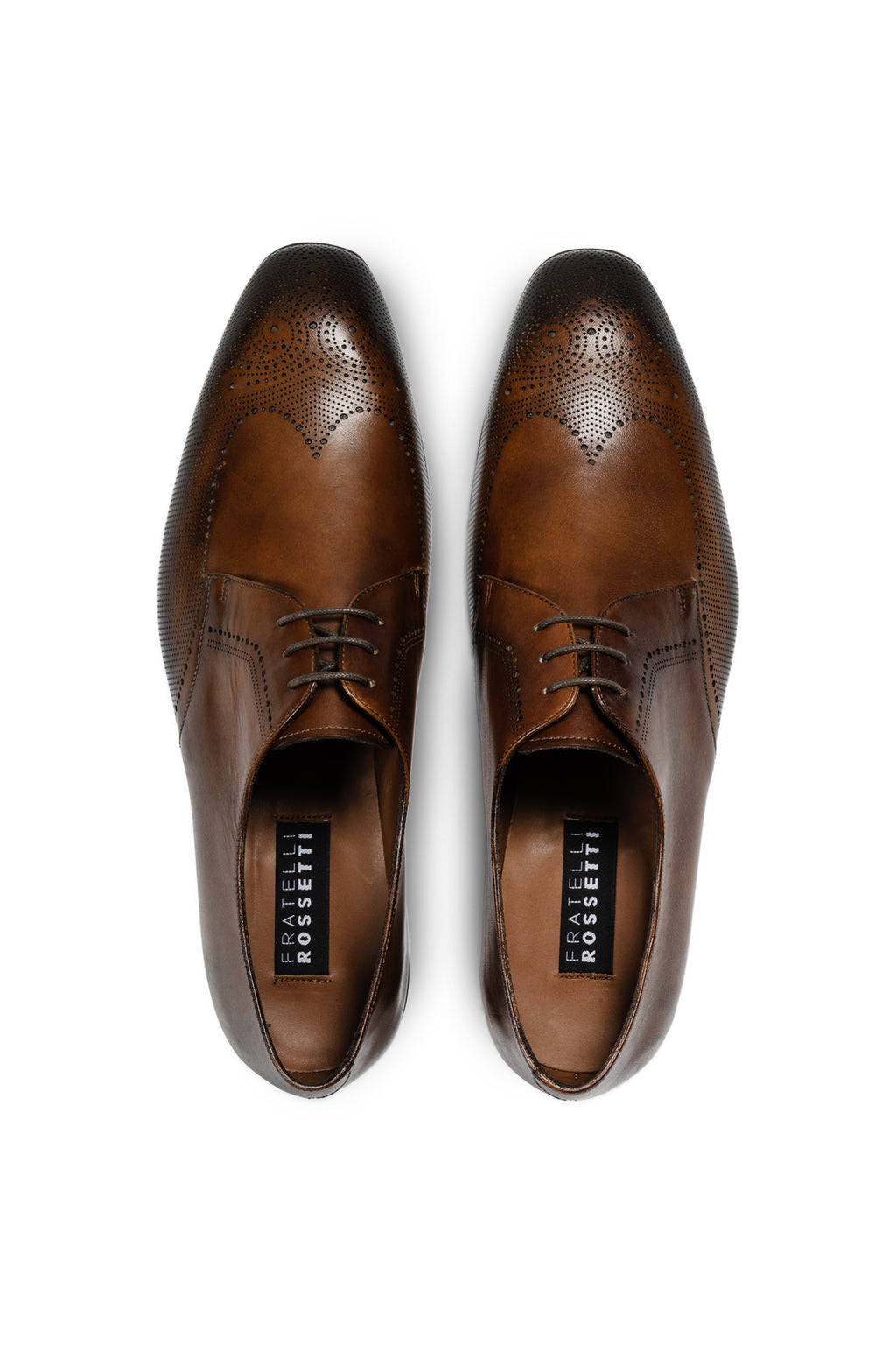 FRATELLI ROSSETTI | 2-Tone Leather Lace-Up | Tan