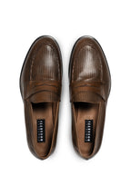 FRATELLI ROSSETTI | Textured Leather Loafer | Brown