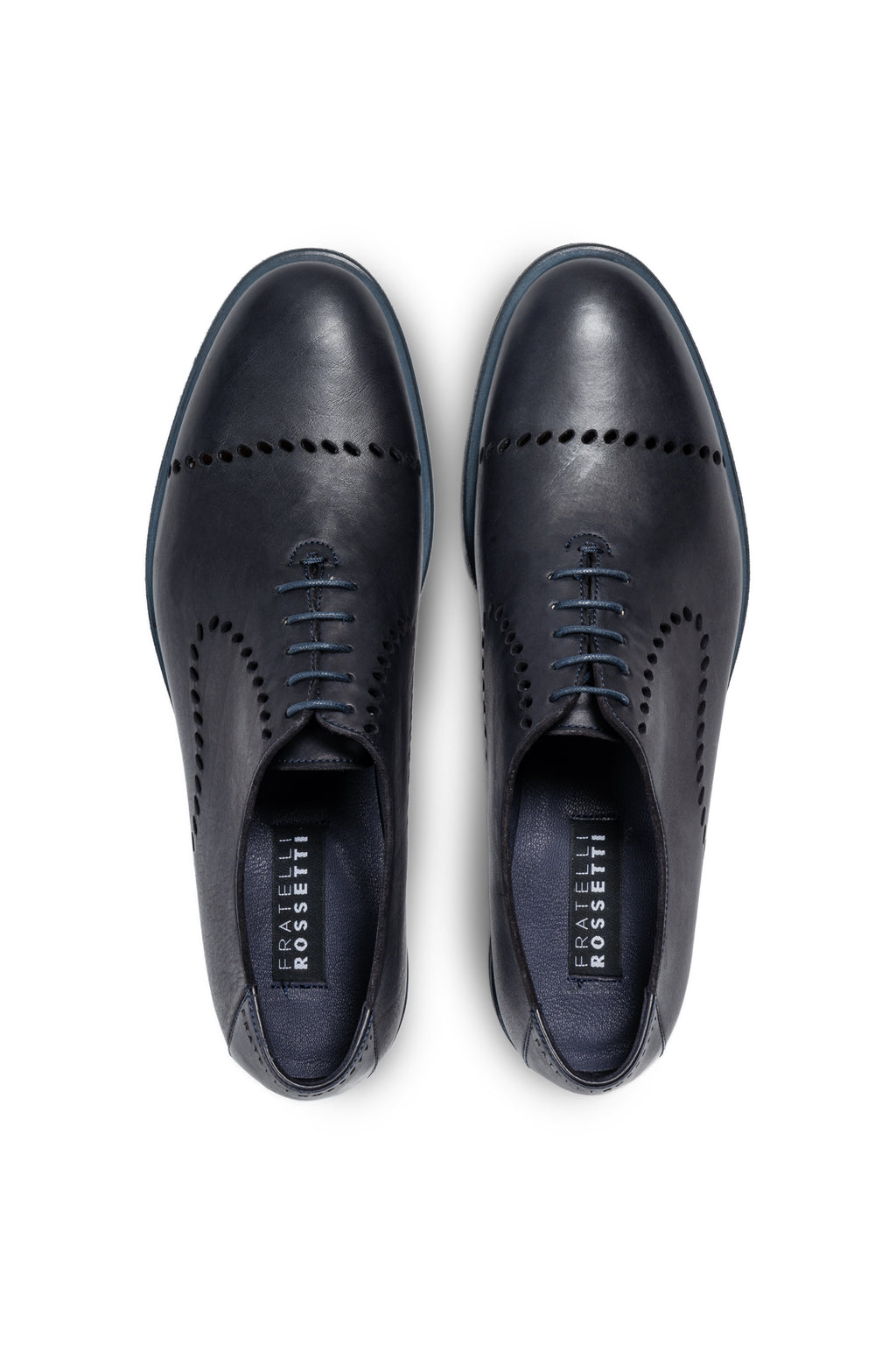 FRATELLI ROSSETTI | Brogue Lace-Up | Dark Navy