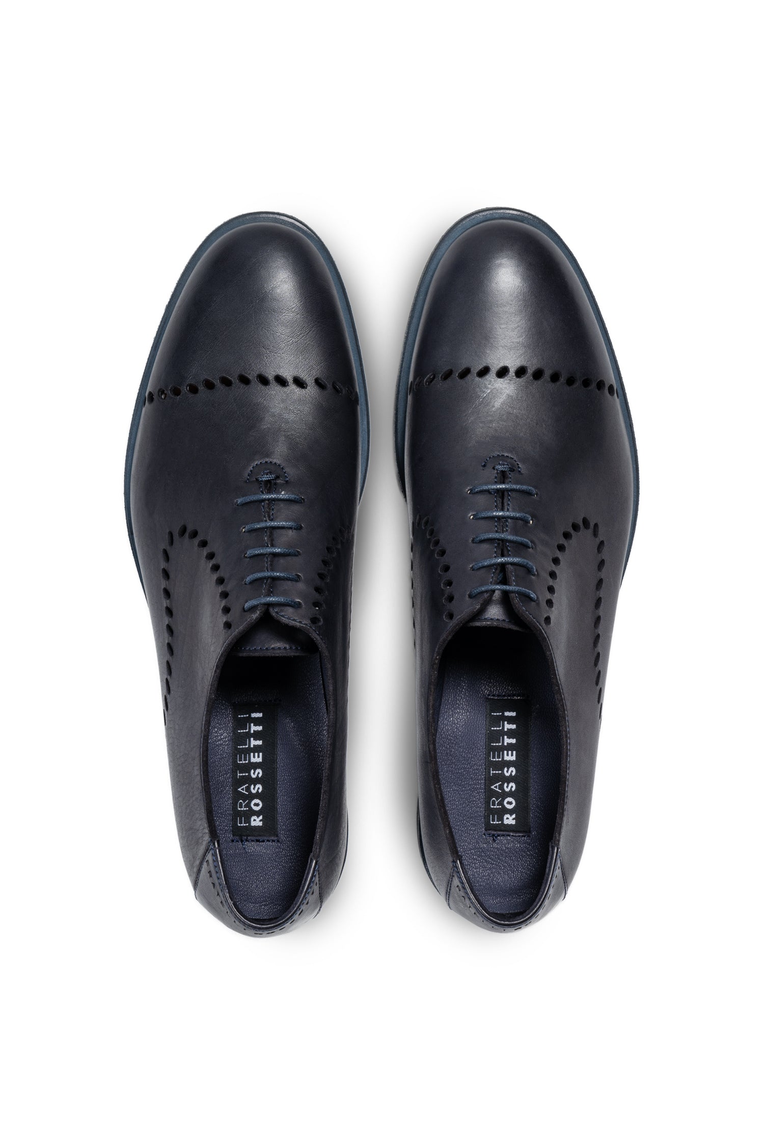 FRATELLI ROSSETTI | Brogue Lace-Up | Dark Navy