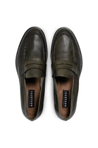 FRATELLI ROSSETTI | Textured Leather Loafer | Green