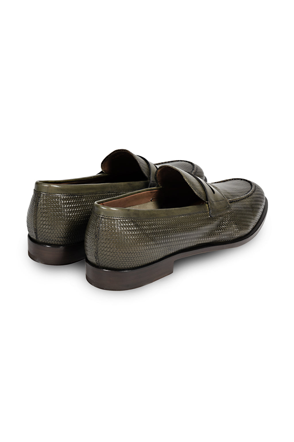 FRATELLI ROSSETTI | Textured Leather Loafer | Green