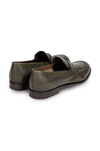 FRATELLI ROSSETTI | Textured Leather Loafer | Green