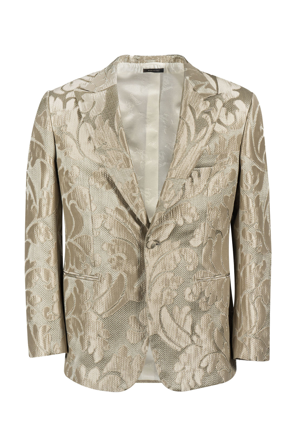BRIONI | Leafy Dinner Jacket | Cream