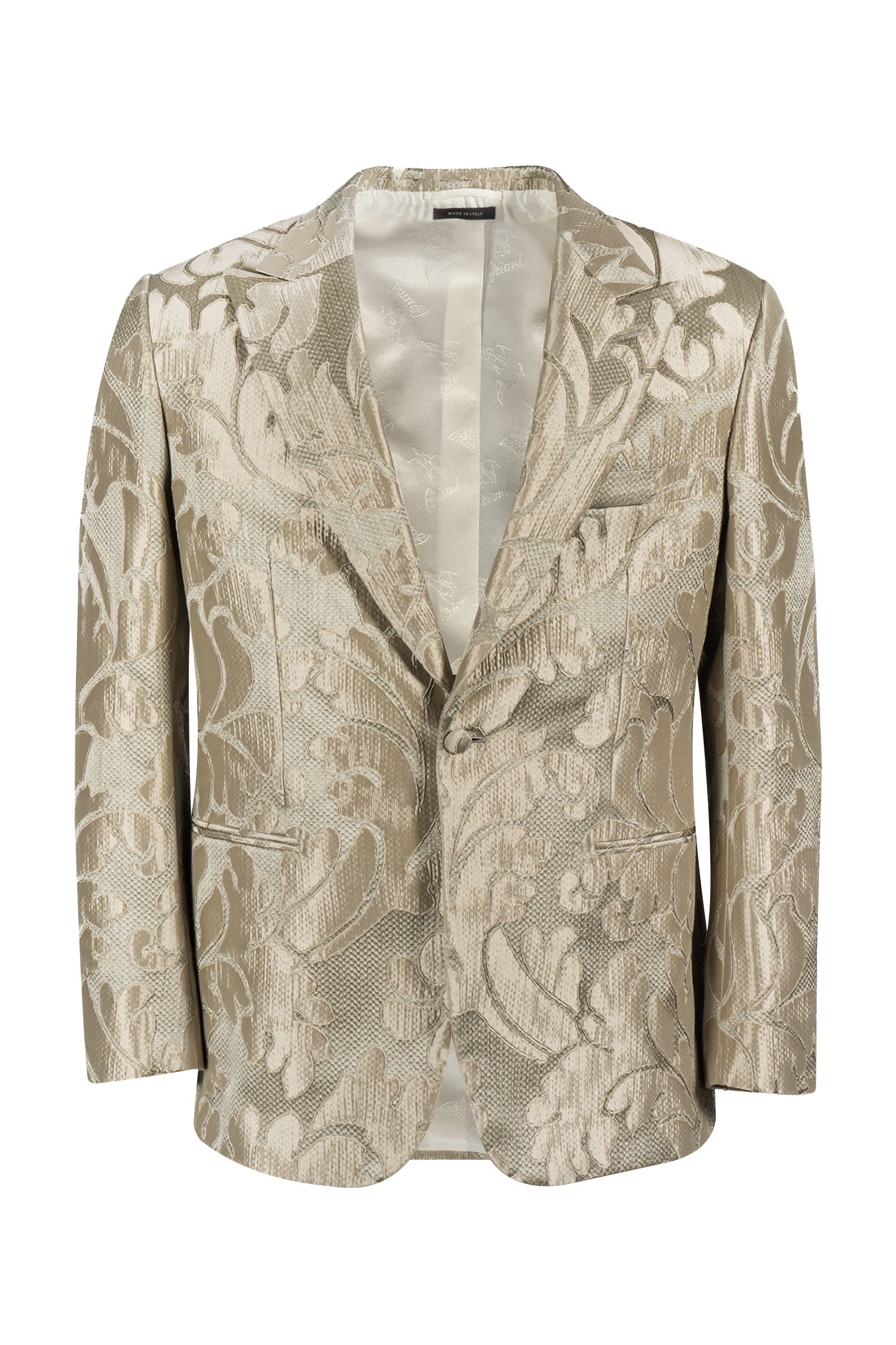 BRIONI | Leafy Dinner Jacket | Cream