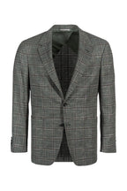 CANALI | Ultralight Chocolate Check Jacket | Dark Green