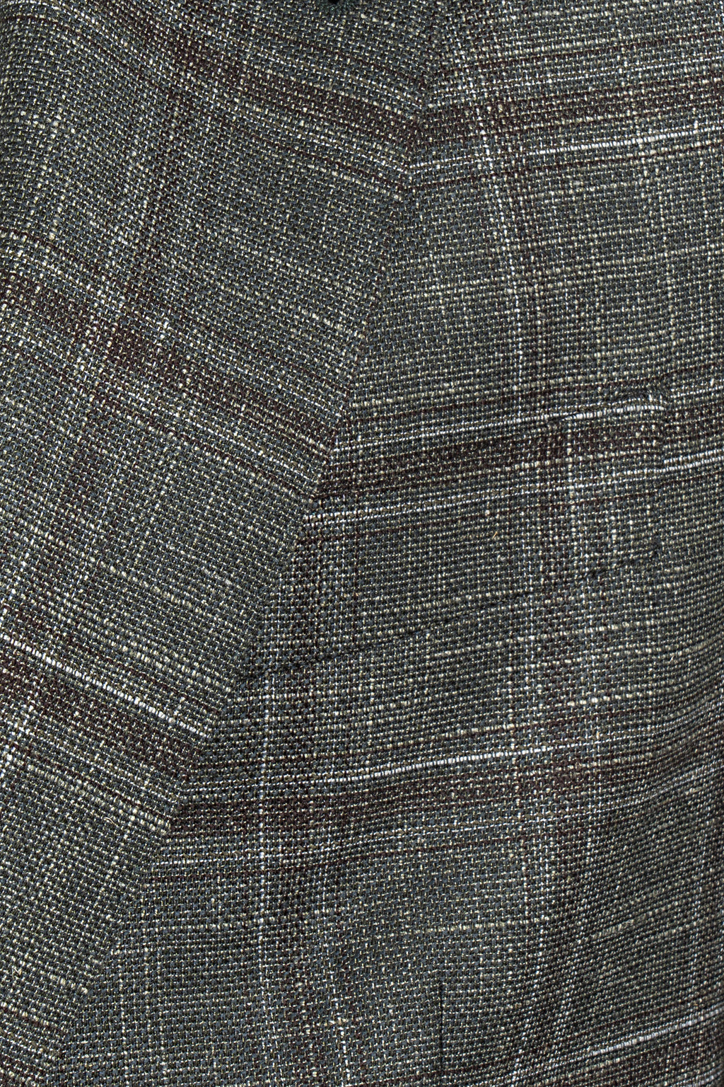 CANALI | Ultralight Chocolate Check Jacket | Dark Green
