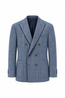 CANALI | Pinstripe Travel Suit 1 Pleat Trouser  | Dark Blue