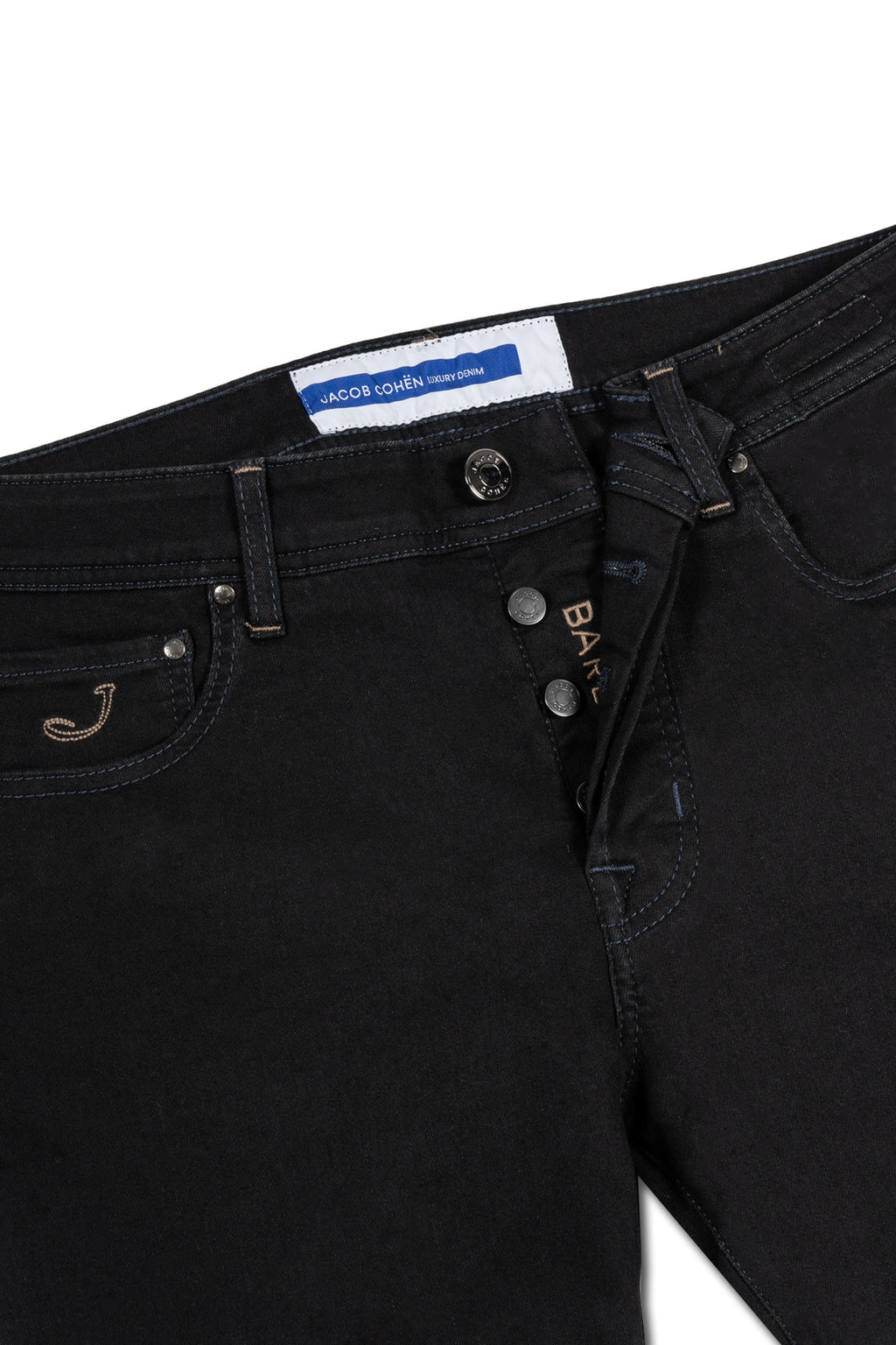 JACOB COHEN | Bard Jeans Taupe Stitching | Black