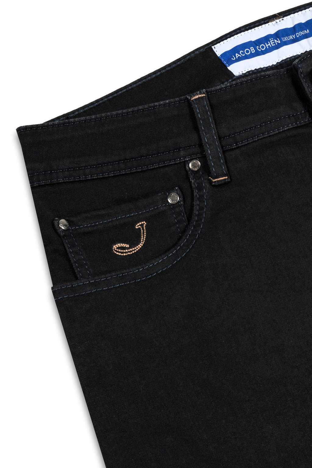 JACOB COHEN | Bard Jeans Taupe Stitching | Black