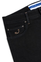 JACOB COHEN | Bard Jeans Taupe Stitching | Black