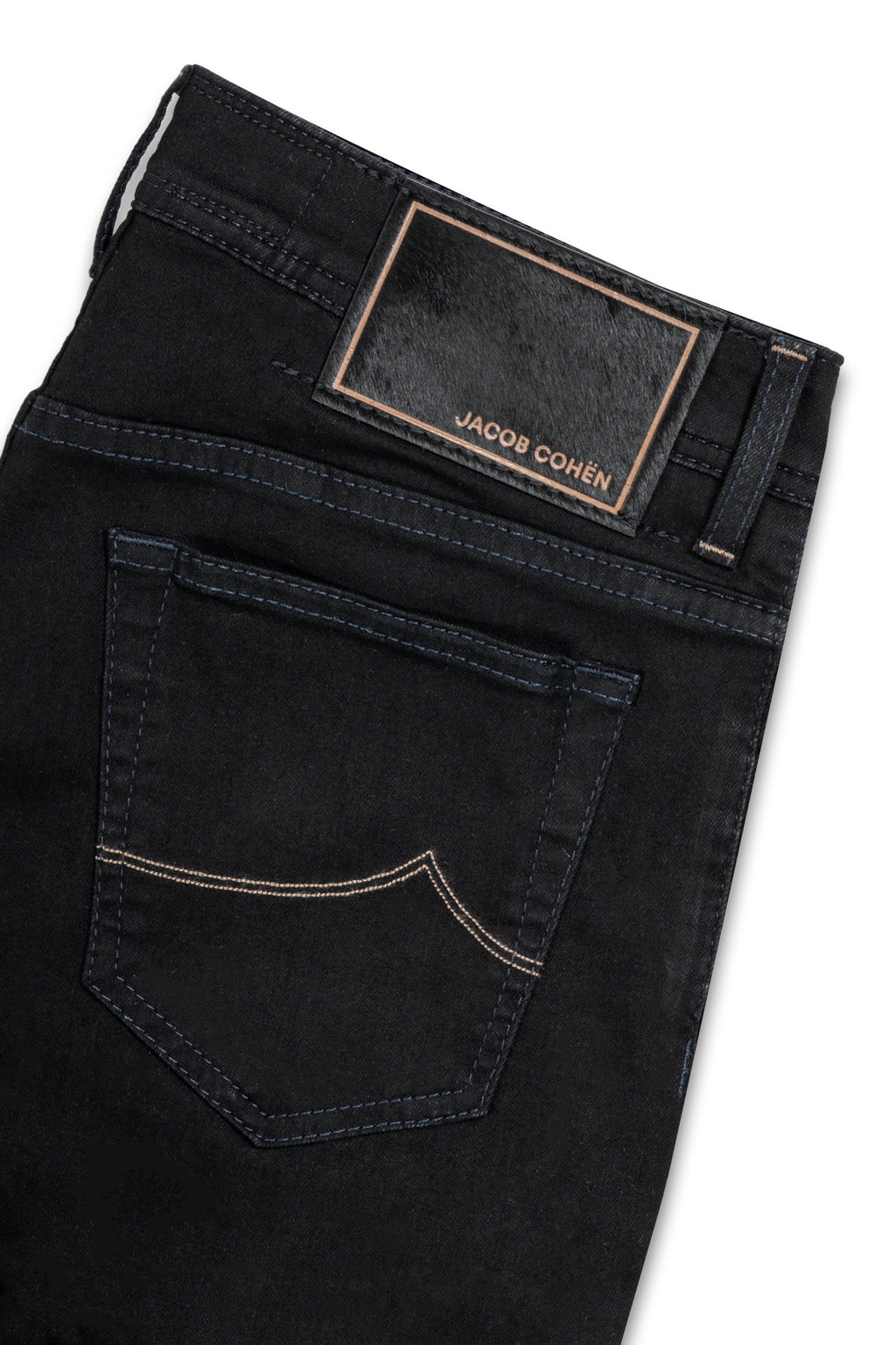 JACOB COHEN | Bard Jeans Taupe Stitching | Black