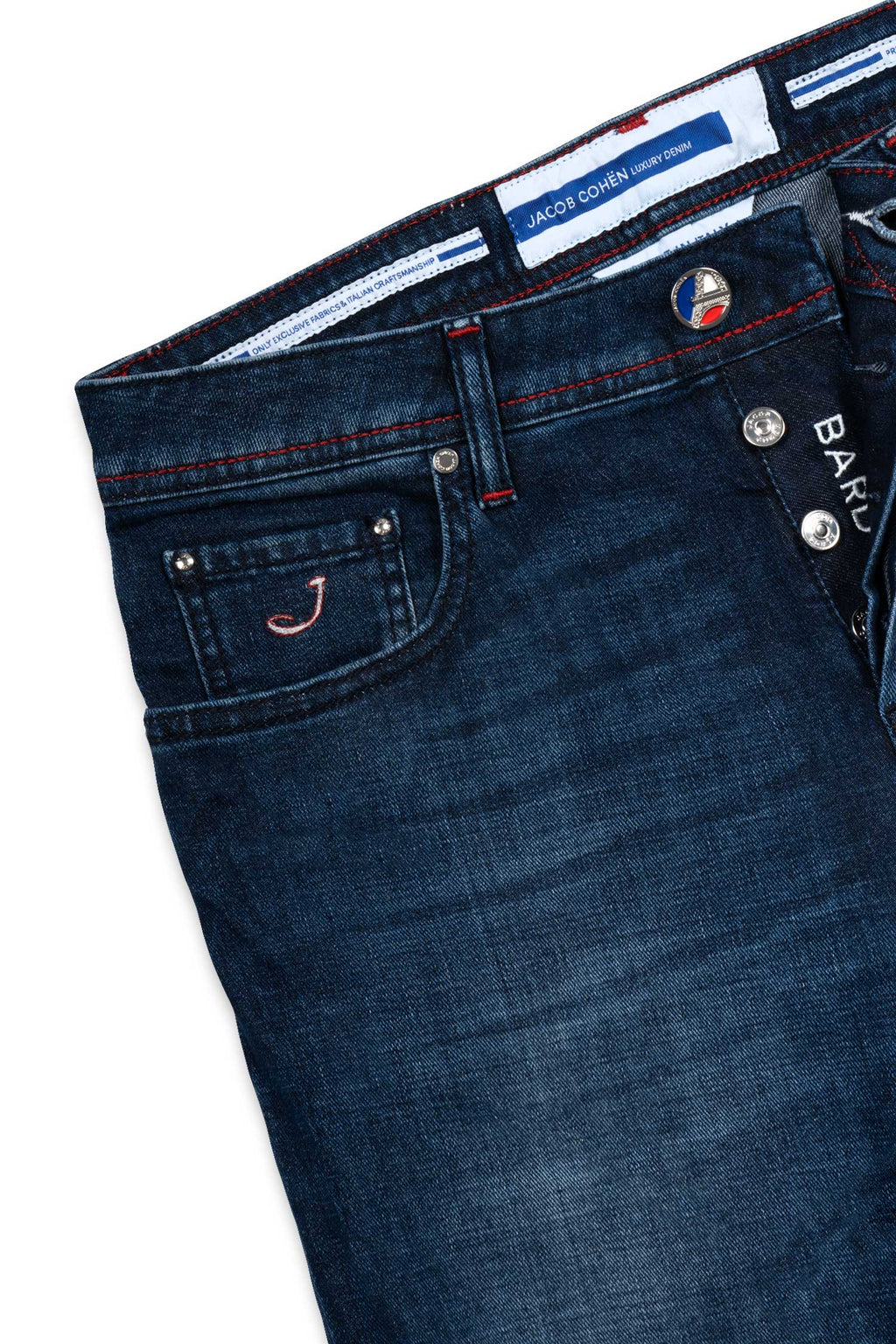 JACOB COHEN | Bard Jeans Paris Label | Dark Denim