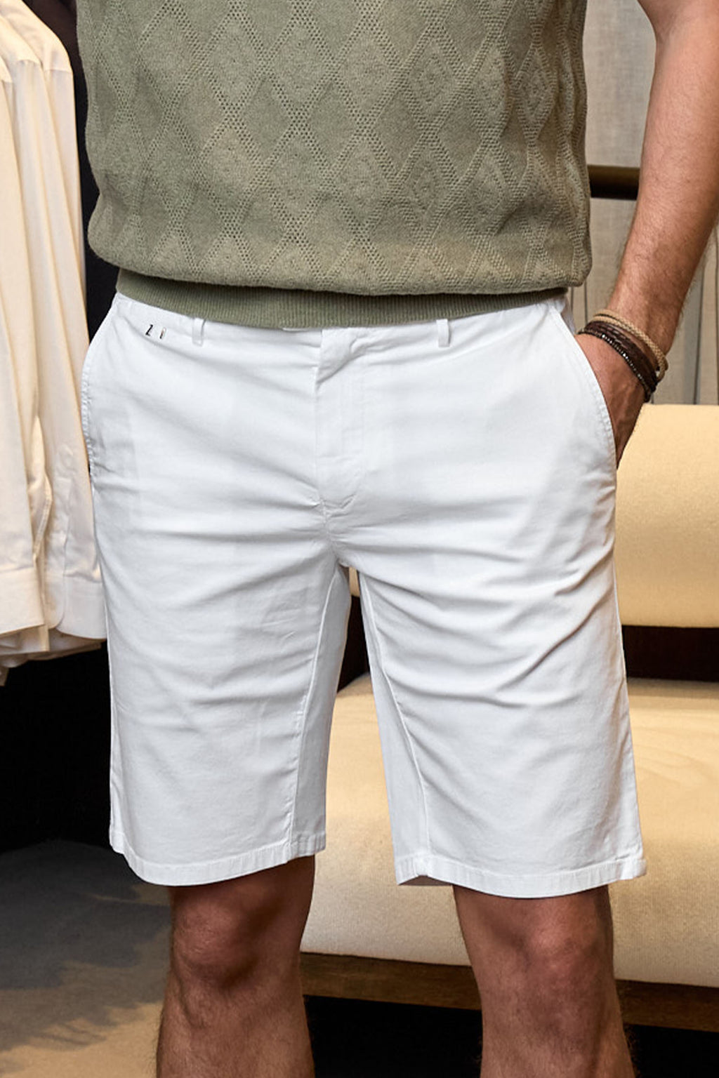 TRAMAROSSA | Elia Shorts | White