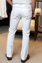JACOB COHEN | Bard Cotton Trousers | White
