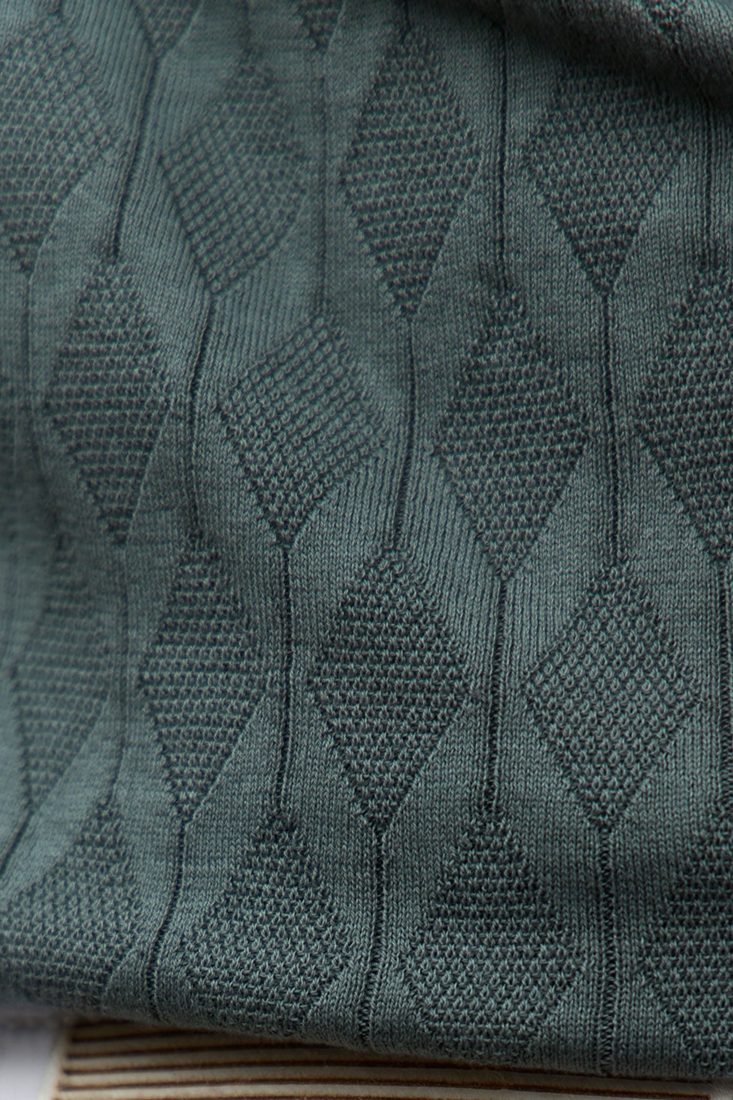 FEDELI | Rumba Knitted Polo | Army Green