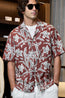 ALTEA | Floral Shirt | Rust