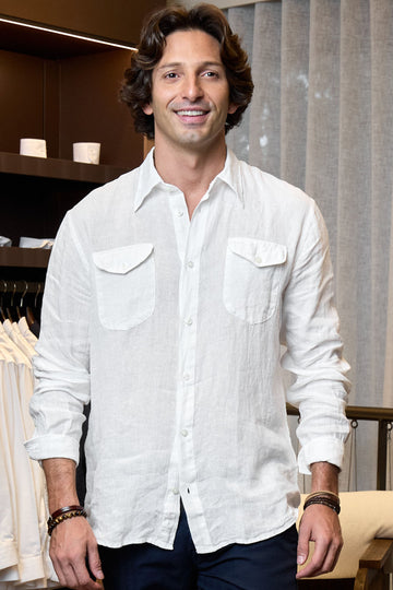 ALTEA White Linen Shirt