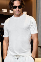 ALTEA | Crew Neck T-Shirt | Cream