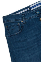 JACOB COHEN | Bard Jeans Embroidered Label | Light Denim