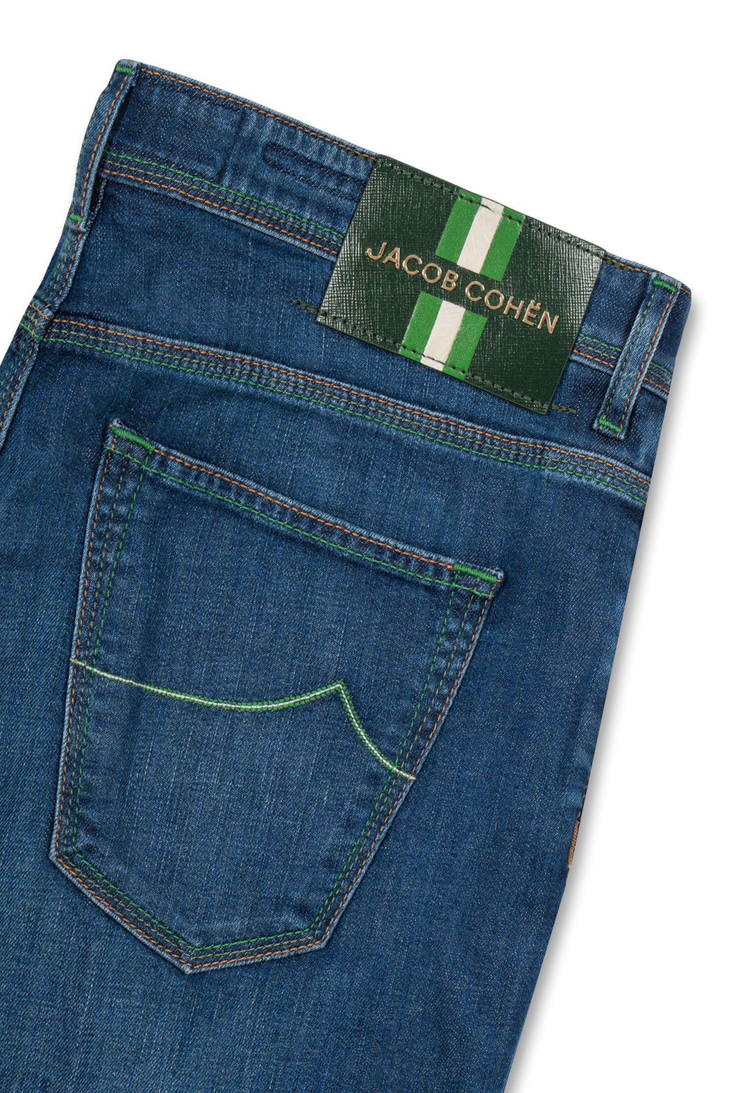 JACOB COHEN Denim Scott Striped Label Jeans — Mitchell Ogilvie