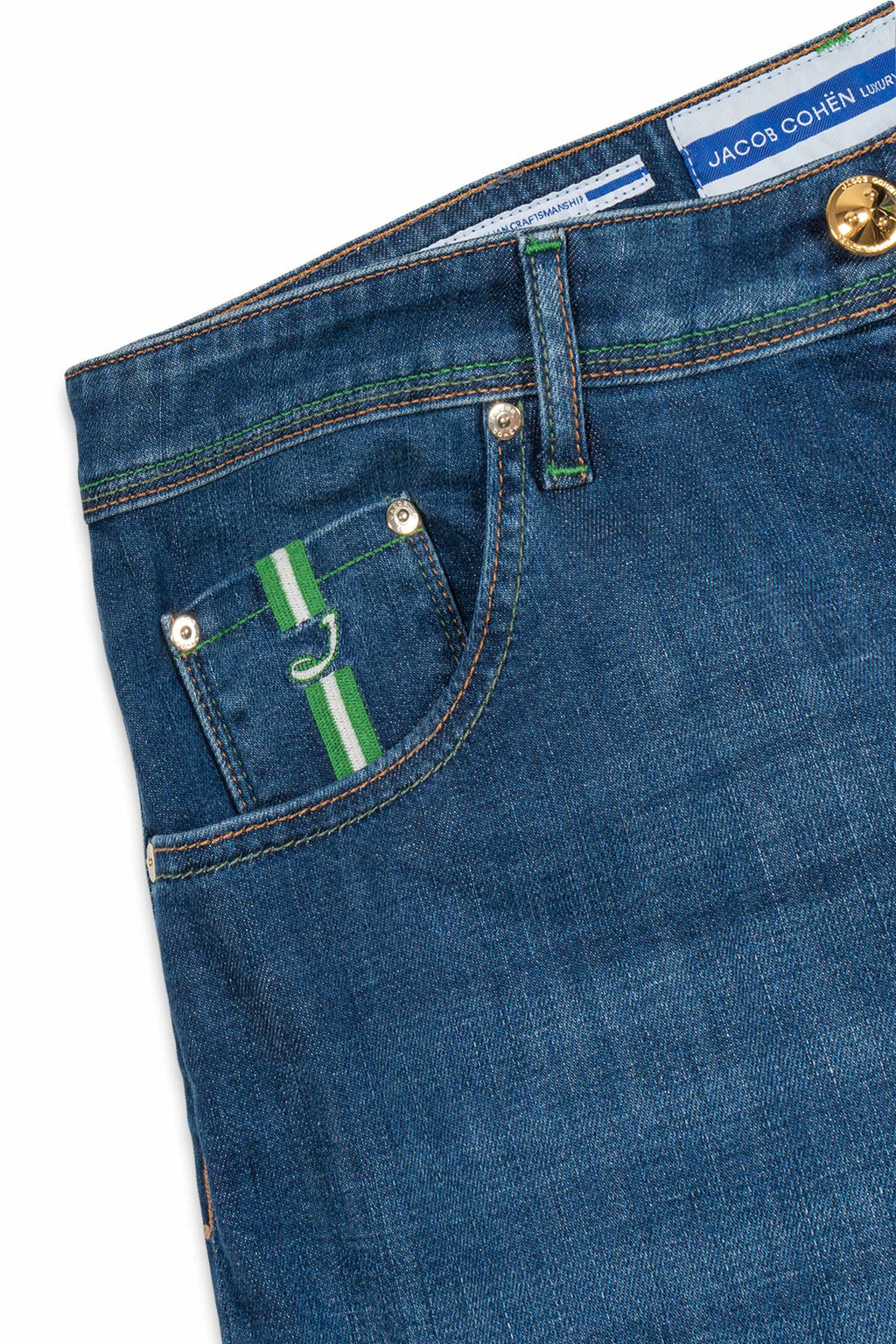 JACOB COHEN | Scott Striped Label Jeans | Denim