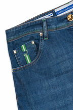 JACOB COHEN | Scott Striped Label Jeans | Denim