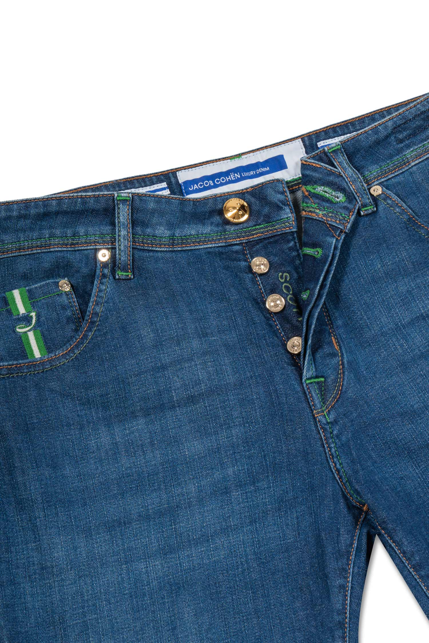 JACOB COHEN | Scott Striped Label Jeans | Denim