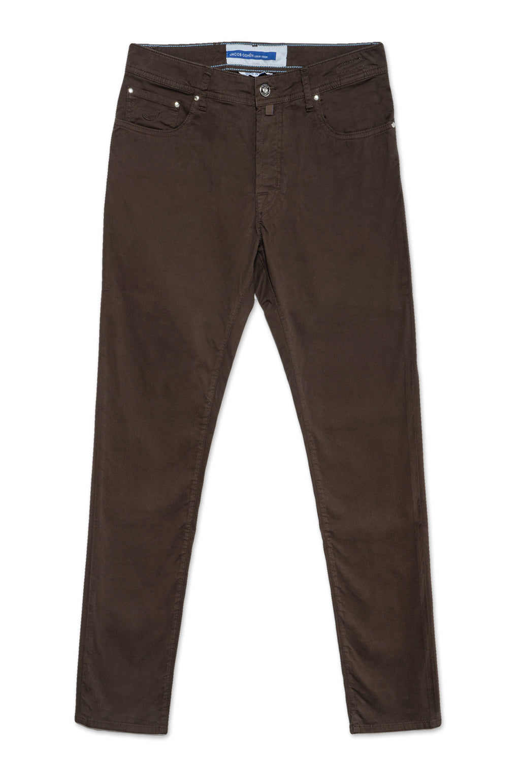 JACOB COHEN | Bard Cotton Trousers | Chocolate