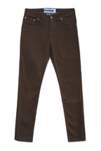 JACOB COHEN | Bard Cotton Trousers | Chocolate