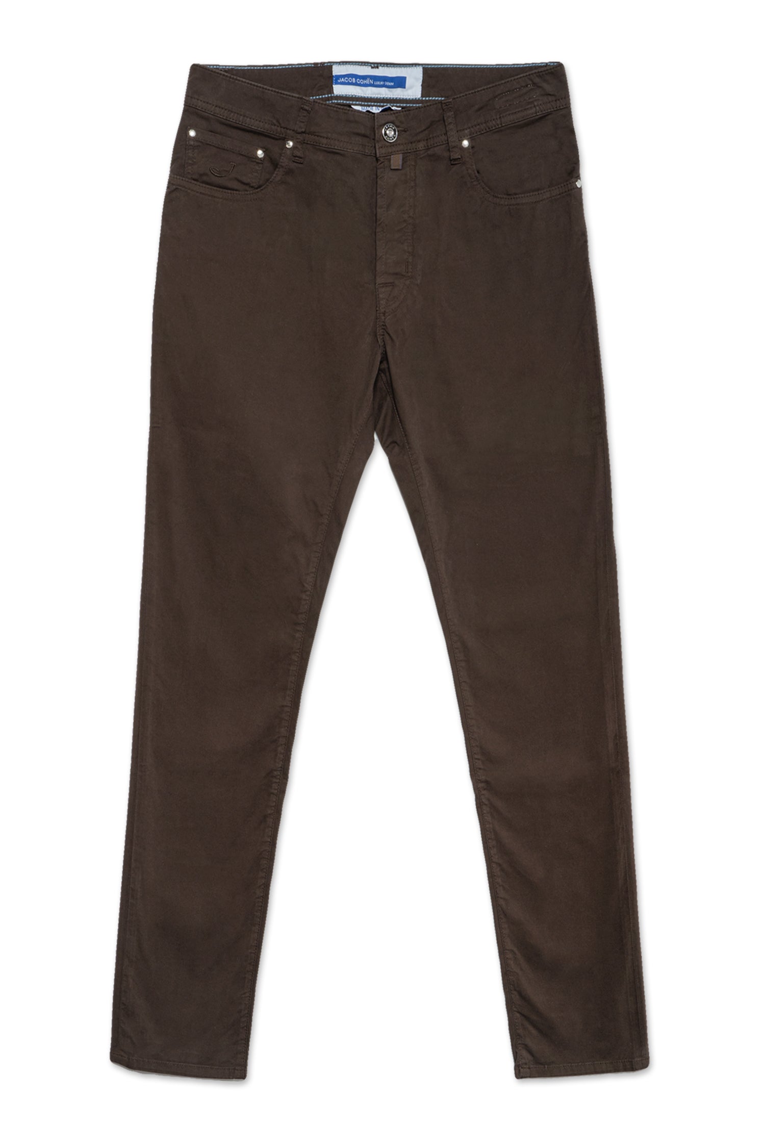 JACOB COHEN | Bard Cotton Trousers | Chocolate