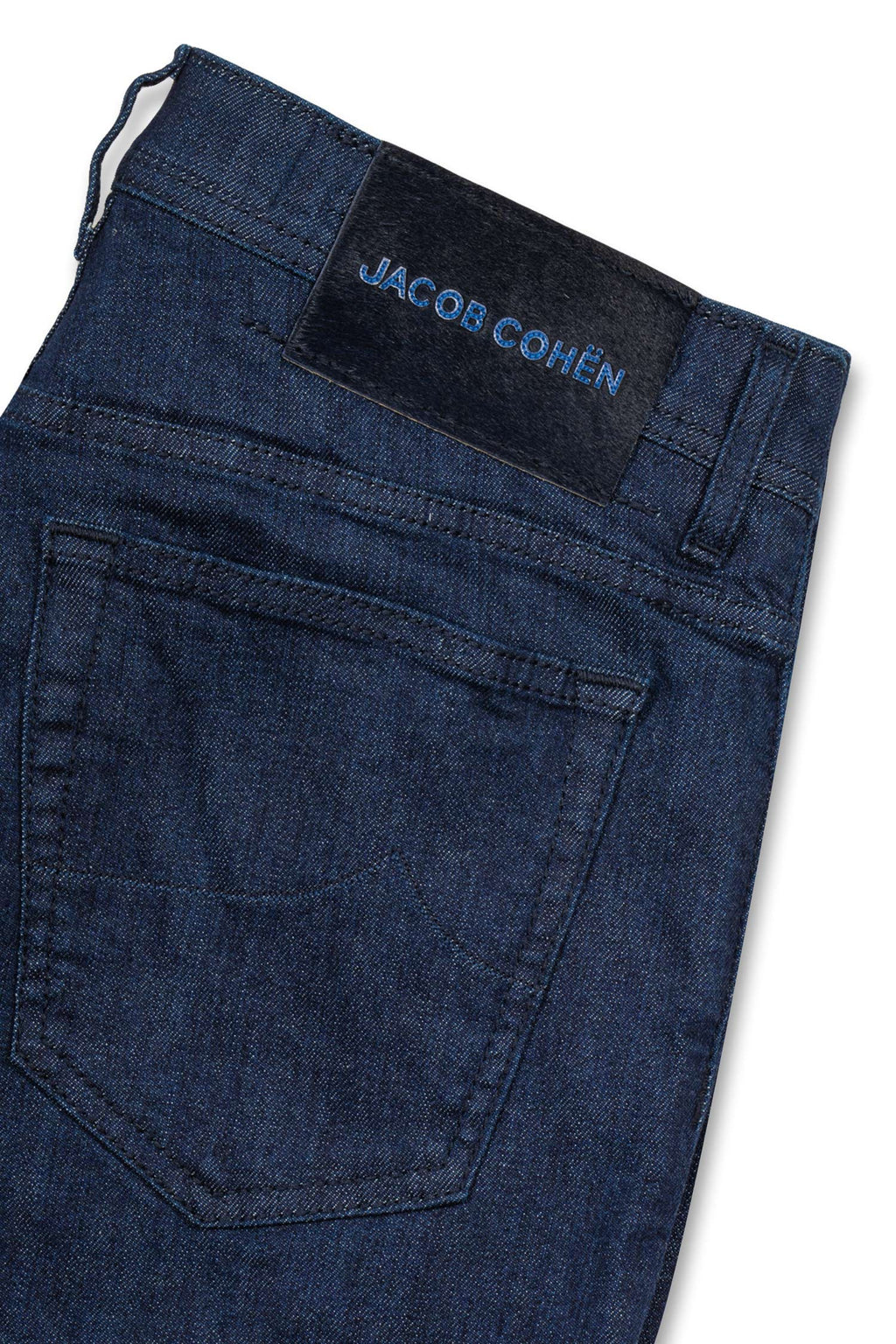JACOB COHEN | Bard Jeans With Navy Label | Dark Denim