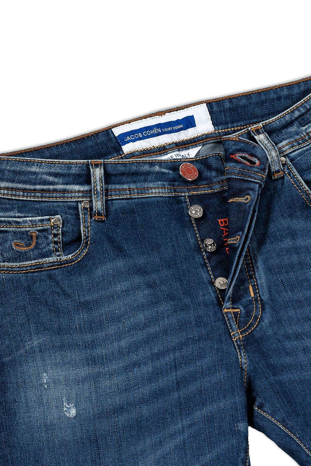 JACOB COHEN | Bard Jeans With Orange Label | Denim