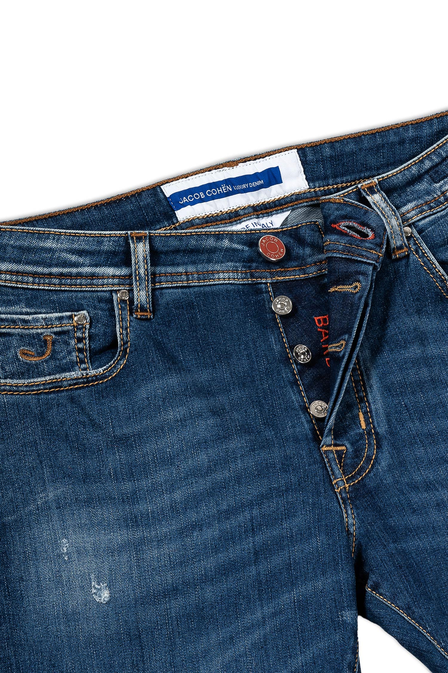 JACOB COHEN | Bard Jeans With Orange Label | Denim