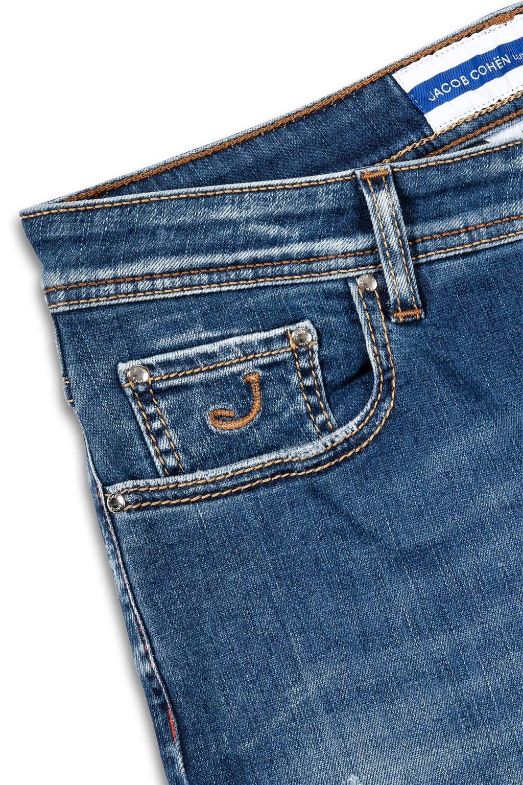 JACOB COHEN | Bard Jeans With Orange Label | Denim