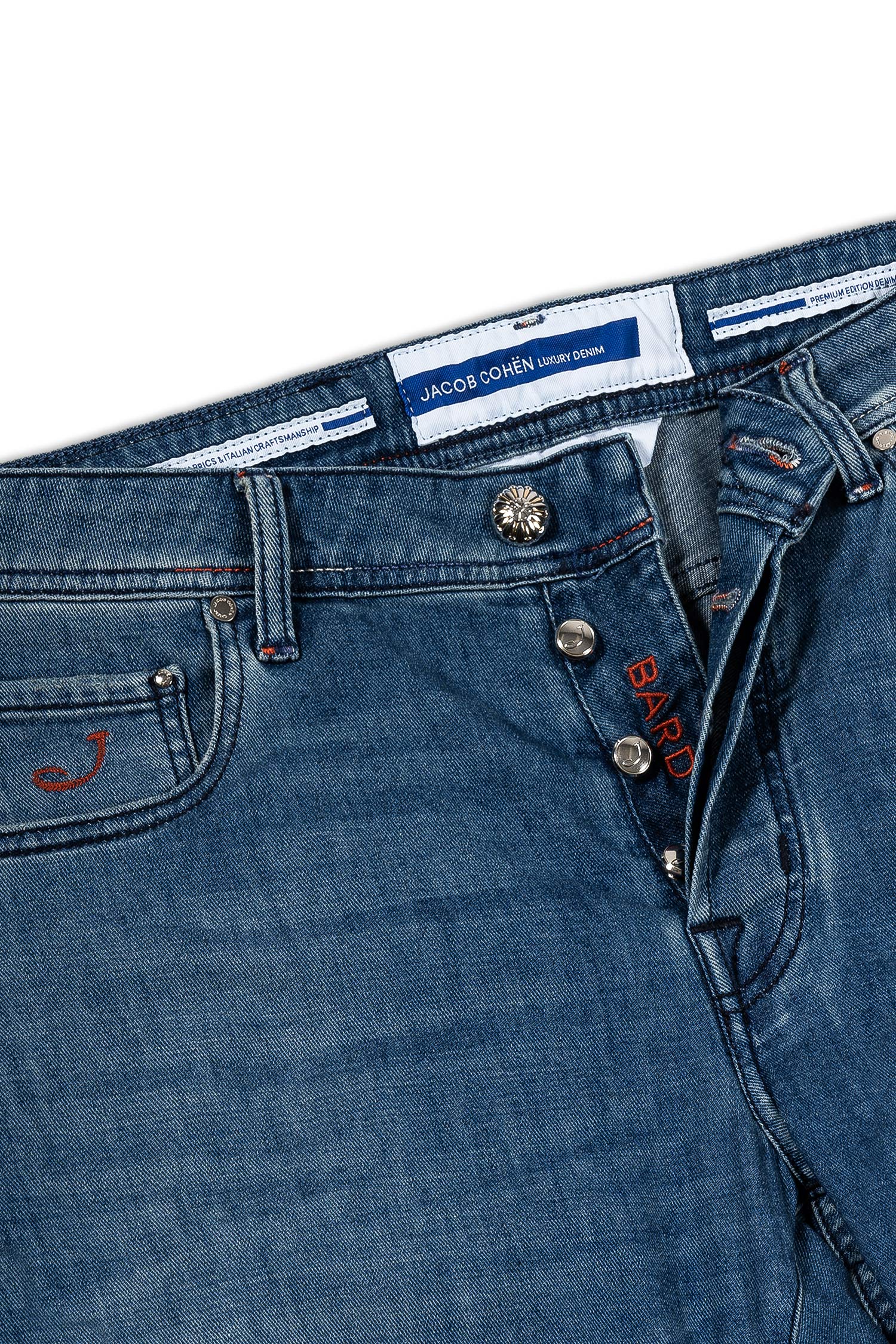JACOB COHEN | Bard Jeans Velvet Label | Light Denim