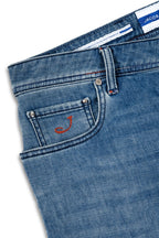 JACOB COHEN | Bard Jeans Velvet Label | Light Denim