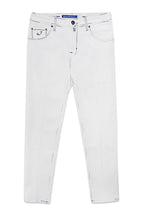 JACOB COHEN | Scott Jeans Blue Stitch | White Denim