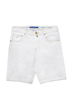 JACOB COHEN | Denim Shorts Naples Label | Off-White
